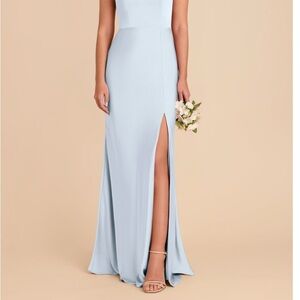 Birdy Grey Mist Blue Matte Satin Alex